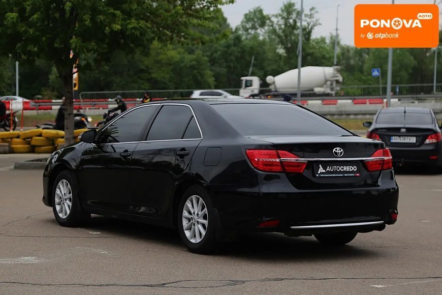 Toyota Camry, 2015 р., Газ пропан-бутан / Бензин, 202 тис. км, Седан, Чорний, Київ AT-10417379 фото