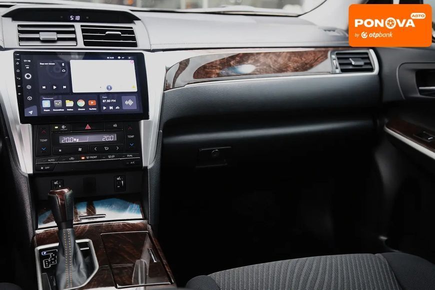 Toyota Camry, 2015 р., Газ пропан-бутан / Бензин, 202 тис. км, Седан, Чорний, Київ AT-10417379 фото