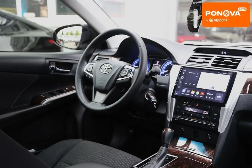 Toyota Camry, 2015 р., Газ пропан-бутан / Бензин, 202 тис. км, Седан, Чорний, Київ AT-10417379 фото