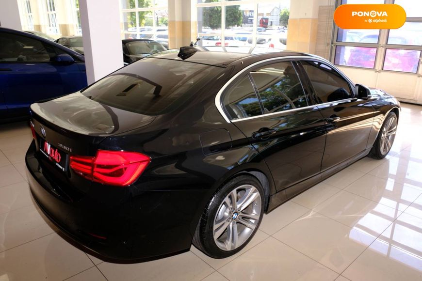 BMW 3 Series, 2017, Бензин, 2 л., 120 тис. км, Седан, Чорний, Одеса 107236 фото