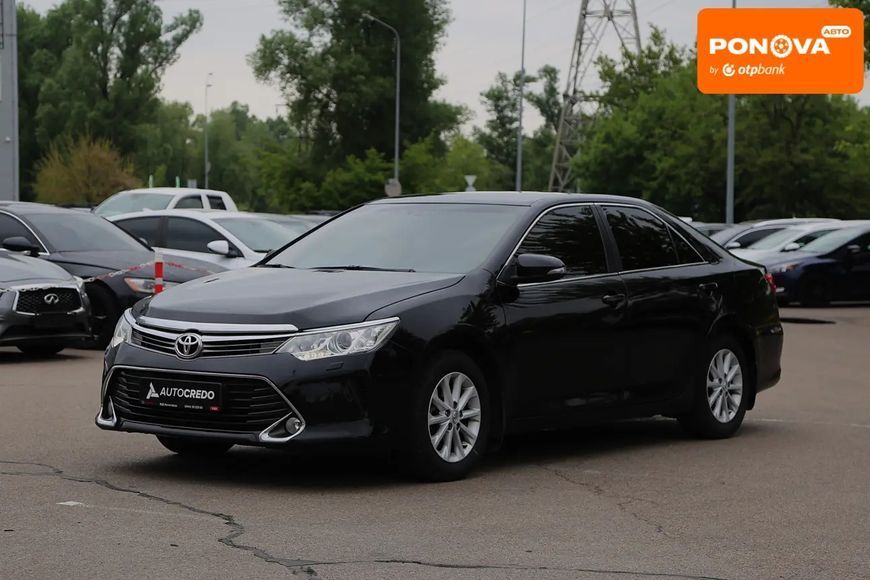 Toyota Camry, 2015 р., Газ пропан-бутан / Бензин, 202 тис. км, Седан, Чорний, Київ AT-10417379 фото