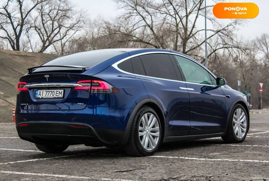 Tesla Model X, 2017, Електро, 123 тис. км, Позашляховик / Кросовер, Синій, Київ Cars-Pr-60639 фото