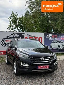 Hyundai Santa FE, 2013 р., Дизель, 212 тис. км, Позашляховик / Кросовер, Чорний, Черкаси AT-10418459 фото