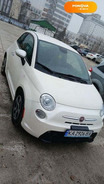 Fiat 500e, 2015, Електро, 117 тис. км, Хетчбек, Білий, Бориспіль Cars-Pr-58752 фото