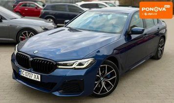 BMW 5 Series, 2020 р., Гібрид (PHEV), 104 тис. км, Седан, Синій, Львів AT-10418221 фото