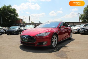 Tesla Model S, 2015, Електро, 144 тыс. км, Лифтбек, Красный, Одесса 111188 фото
