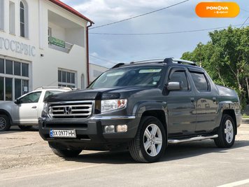 Honda Ridgeline, 2013, Газ пропан-бутан / Бензин, 3.47 л., 157 тис. км, Пікап, Сірий, Дунаївці Cars-Pr-130847 фото