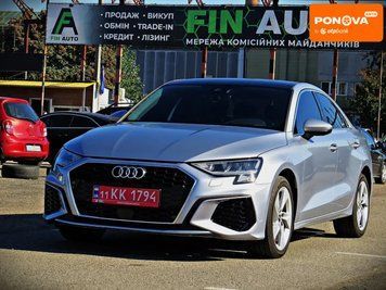 Audi A3, 2022 р., Гібрид (MHEV), 88 тис. км, Седан, Сірий, Черкаси AT-10418332 фото
