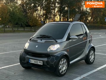 Smart Fortwo, 2002, Бензин, 0.6 л., 194 тис. км, Кабріолет, Сірий, Київ 253891 фото