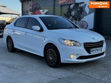 Peugeot 301, 2016, Бензин, 1.2 л., 96 тис. км, Седан, Білий, Житомир Cars-Pr-275591 фото