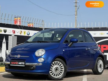 Fiat 500C, 2010, Бензин, 1.2 л., 54 тис. км, Кабріолет, Синій, Київ 101689 фото