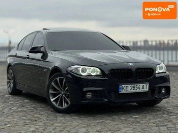 BMW 5 Series, 2016 р., Бензин, 150 тис. км, Седан, Чорний, Дніпро (Дніпропетровськ) AT-10412773 фото