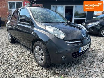 Nissan Micra, 2006 р., Газ пропан-бутан / Бензин, 206 тис. км, Хетчбек, Чорний, Сміла AT-10417880 фото