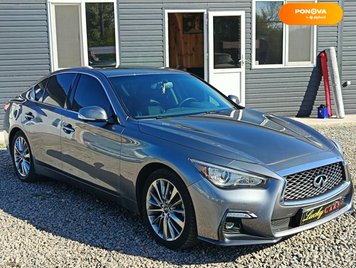 Infiniti Q50, 2017, Бензин, 3 л., 100 тис. км, Седан, Сірий, Одеса 250293 фото