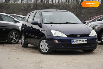 Ford Focus, 2001, Бензин, 1.6 л., 102 тис. км, Хетчбек, Синій, Бердичів 26190 фото