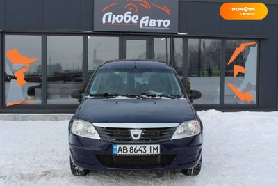 Dacia Logan, 2010, Бензин, 1.6 л., 178 тис. км, Седан, Синій, Вінниця 11288 фото