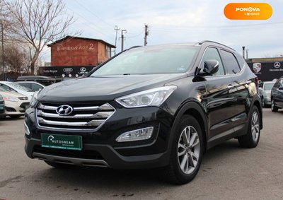 Hyundai Santa FE, 2013, Дизель, 2.2 л., 144 тыс. км, Внедорожник / Кроссовер, Чорный, Одесса 17718 фото