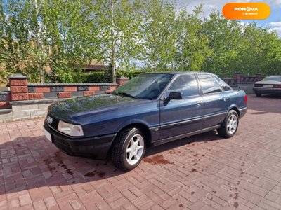 Audi 80, 1988, Газ пропан-бутан / Бензин, 1.78 л., 290 тыс. км, Седан, Синий, Ровно 40688 фото