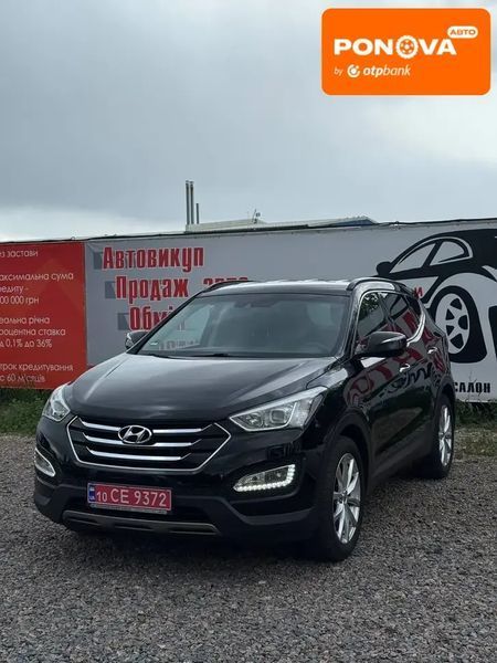 Hyundai Santa FE, 2013 р., Дизель, 212 тис. км, Позашляховик / Кросовер, Чорний, Черкаси AT-10418459 фото