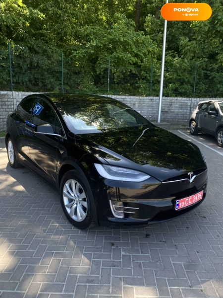 Tesla Model X, 2017, Електро, 137 тис. км, Позашляховик / Кросовер, Чорний, Київ Cars-Pr-57400 фото