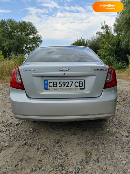 Chevrolet Lacetti, 2008, Газ пропан-бутан / Бензин, 1.6 л., 201 тис. км, Седан, Сірий, Бобровиця Cars-Pr-66106 фото