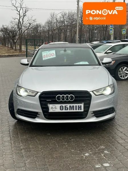Audi A6, 2014 р., Бензин, 225 тис. км, Седан, Сірий, Кривий Ріг AT-10410018 фото