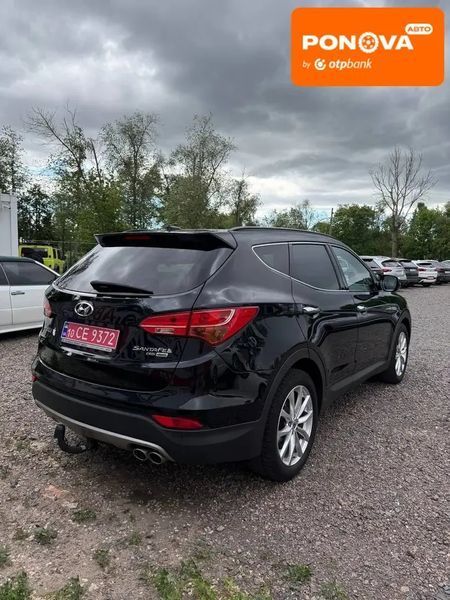 Hyundai Santa FE, 2013 р., Дизель, 212 тис. км, Позашляховик / Кросовер, Чорний, Черкаси AT-10418459 фото