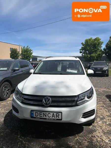 Volkswagen Tiguan, 2016 р., Бензин, 123 тис. км, Позашляховик / Кросовер, Білий, Луцьк AT-10418122 фото