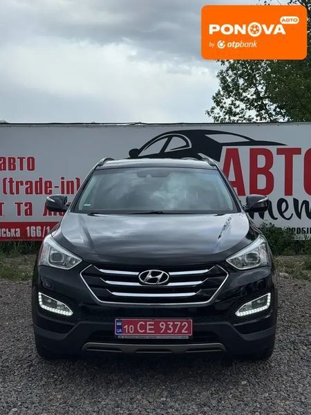 Hyundai Santa FE, 2013 р., Дизель, 212 тис. км, Позашляховик / Кросовер, Чорний, Черкаси AT-10418459 фото