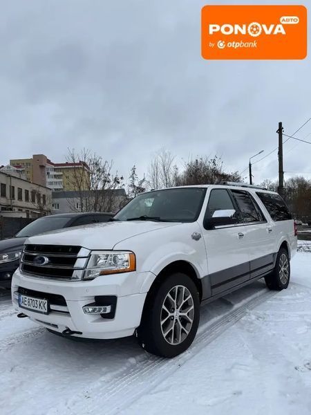 Ford Expedition, 2016 р., Бензин, 160 тис. км, Позашляховик / Кросовер, Білий, Дніпро (Дніпропетровськ) AT-10406682 фото