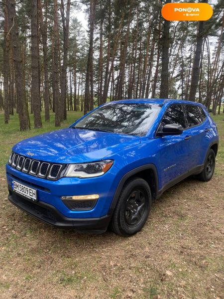 Jeep Compass, 2018, Бензин, 2.4 л., 52 тыс. км, Внедорожник / Кроссовер, Синий, Сумы Cars-Pr-67970 фото