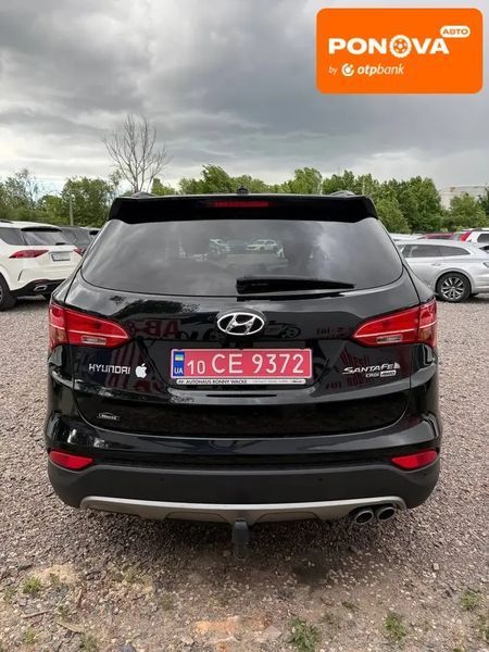Hyundai Santa FE, 2013 р., Дизель, 212 тис. км, Позашляховик / Кросовер, Чорний, Черкаси AT-10418459 фото