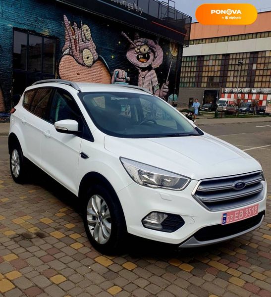 Ford Kuga, 2019, Дизель, 2 л., 160 тыс. км, Внедорожник / Кроссовер, Белый, Луцк Cars-Pr-67911 фото