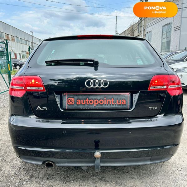 Audi A3 Sportback, 2012, Дизель, 1.6 л., 301 тис. км, Хетчбек, Чорний, Суми 110849 фото