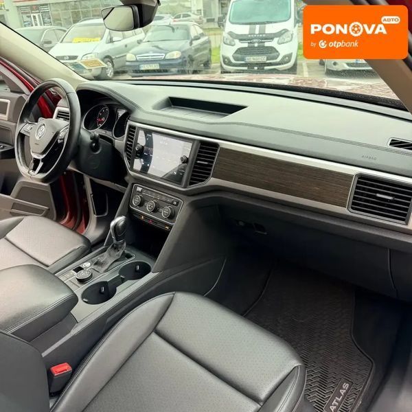 Volkswagen Atlas, 2017 г., Бензин, 98 тыс. км, Внедорожник / Кроссовер, Красный, Днепр (Днепропетровск) AT-10416568 фото
