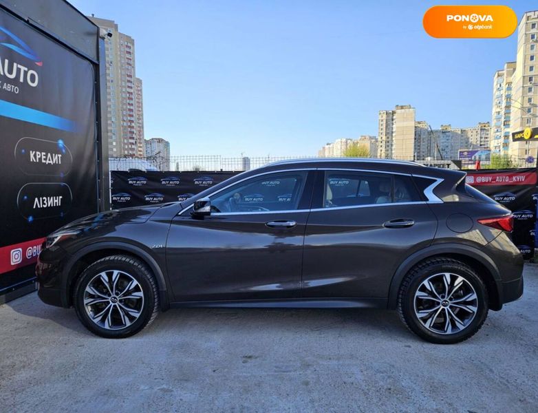 Infiniti QX30, 2017, Бензин, 2 л., 82 тис. км, Позашляховик / Кросовер, Коричневий, Київ 34794 фото