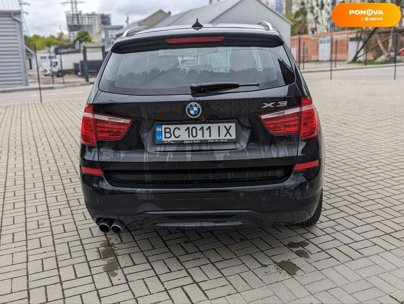BMW X3, 2016, Бензин, 2 л., 113 тыс. км, Внедорожник / Кроссовер, Чорный, Львов 37785 фото