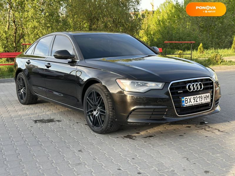 Audi A6, 2013, Бензин, 1.98 л., 242 тис. км, Седан, Чорний, Хмельницький Cars-Pr-68779 фото