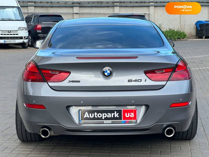 BMW 6 Series, 2016, Бензин, 3 л., 164 тыс. км, Купе, Серый, Одесса 51257 фото