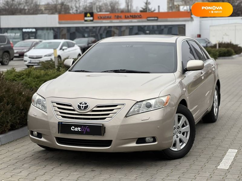 Toyota Camry, 2007, Газ пропан-бутан / Бензин, 2.4 л., 203 тис. км, Седан, Бежевий, Одеса 19908 фото