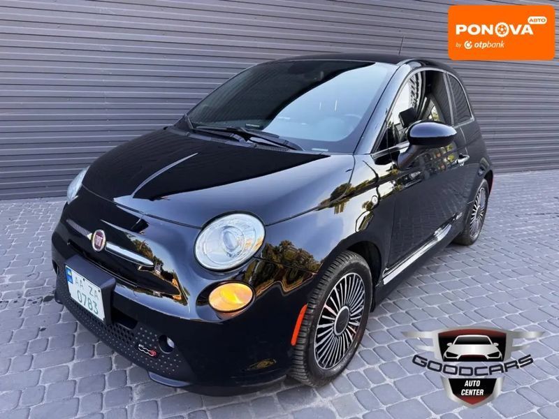 Fiat 500e, 2015 р., Електро, 100 тис. км, Хетчбек, Чорний, Кам'янське (Дніпродзержинськ) AT-10404648 фото