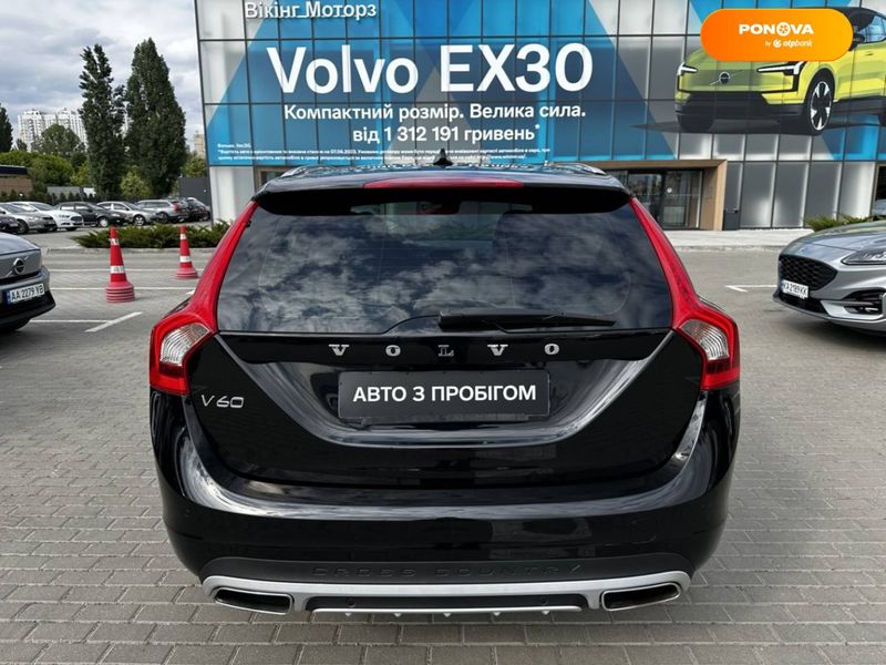 Volvo V60 Cross Country, 2016, Бензин, 1.97 л., 168 тис. км, Універсал, Чорний, Київ 47636 фото