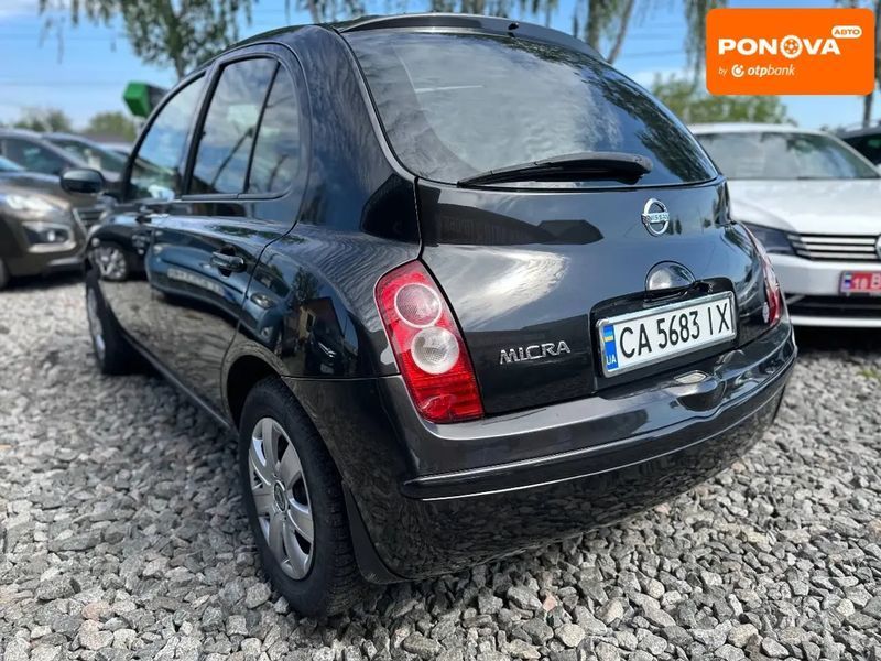 Nissan Micra, 2006 р., Газ пропан-бутан / Бензин, 206 тис. км, Хетчбек, Чорний, Сміла AT-10417880 фото