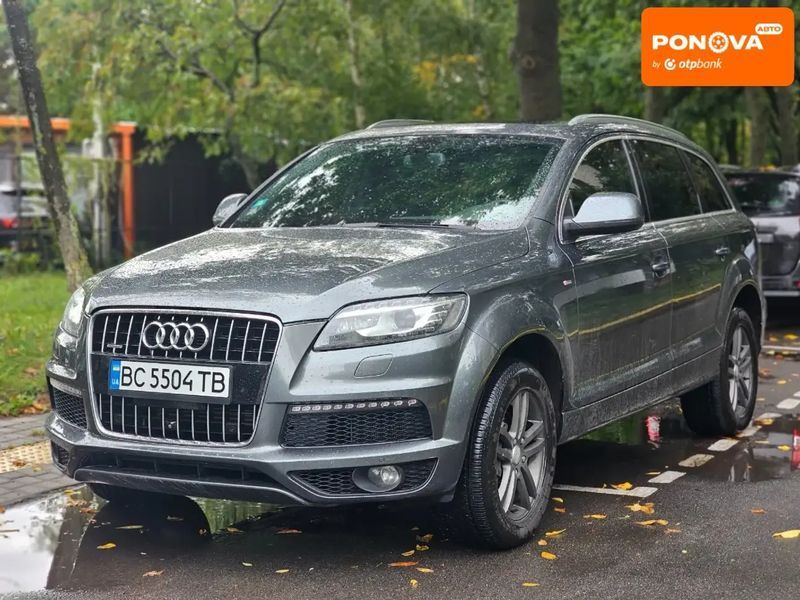Audi Q7, 2018 р., Бензин, 155 тис. км, Позашляховик / Кросовер, Сірий, Львів AT-10401971 фото