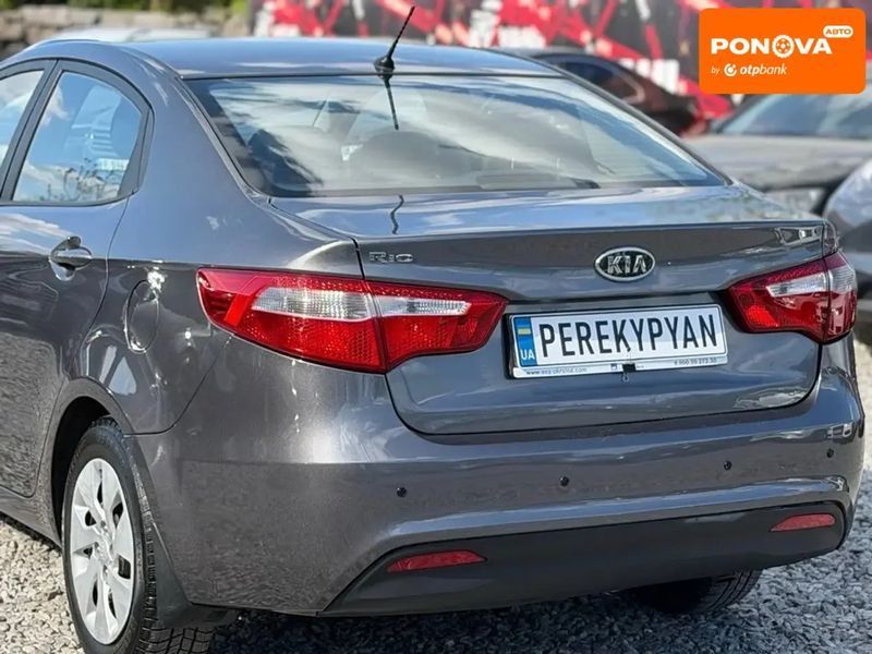Kia Rio, 2012 р., Бензин, 161 тис. км, Седан, Сірий, Дніпро (Дніпропетровськ) AT-10417736 фото