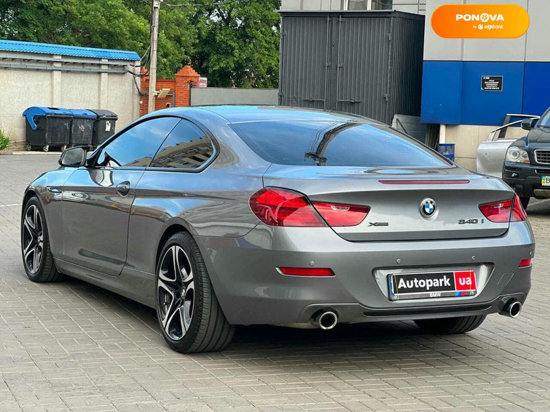 BMW 6 Series, 2016, Бензин, 3 л., 164 тис. км, Купе, Сірий, Одеса 51257 фото