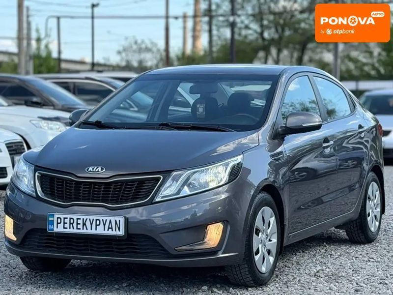 Kia Rio, 2012 р., Бензин, 161 тис. км, Седан, Сірий, Дніпро (Дніпропетровськ) AT-10417736 фото
