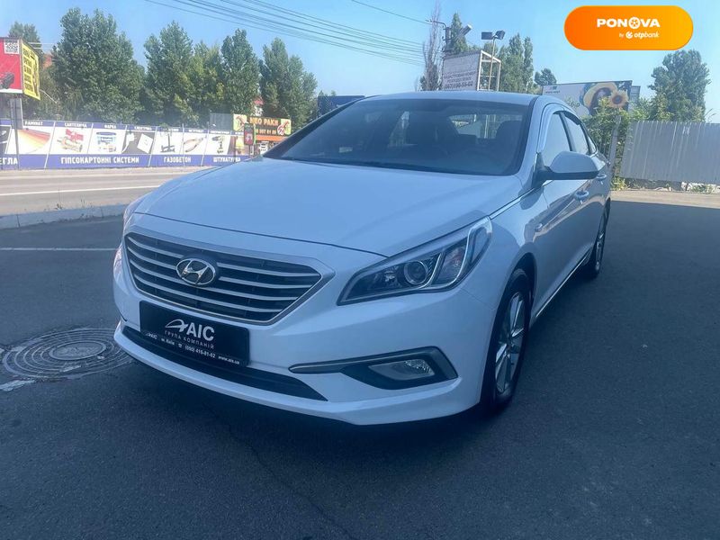 Hyundai Sonata, 2016, Газ, 2 л., 445 тис. км, Седан, Білий, Київ 110226 фото