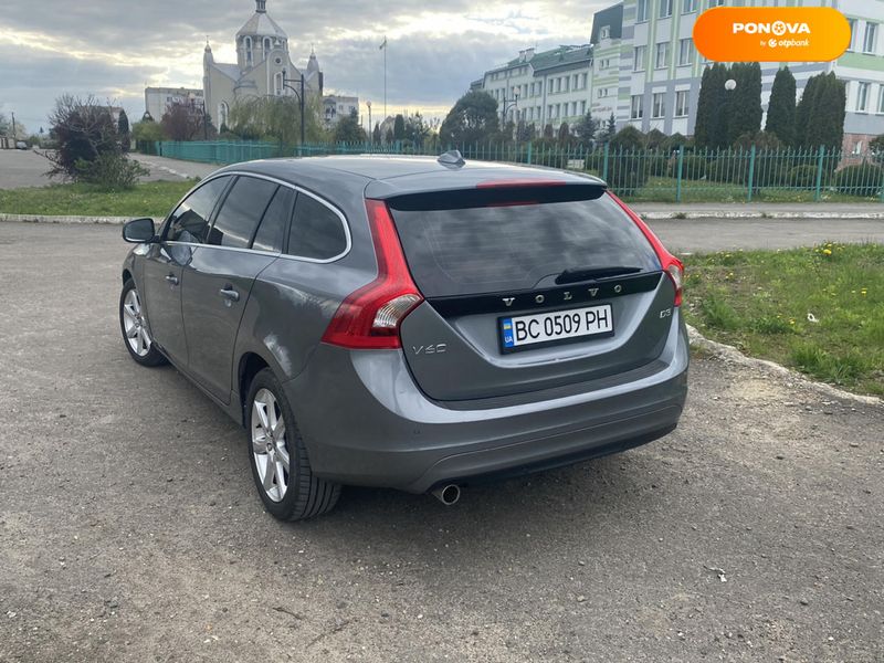 Volvo V60, 2015, Дизель, 1.97 л., 123 тис. км, Універсал, Сірий, Львів Cars-Pr-68601 фото