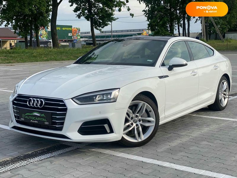 Audi A5, 2019, Бензин, 1.98 л., 86 тис. км, Купе, Білий, Київ 103261 фото